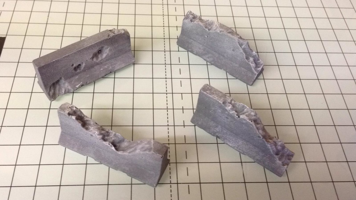 War Jersey Barriers Casting mould for wargame scenery and building terrains WG10 